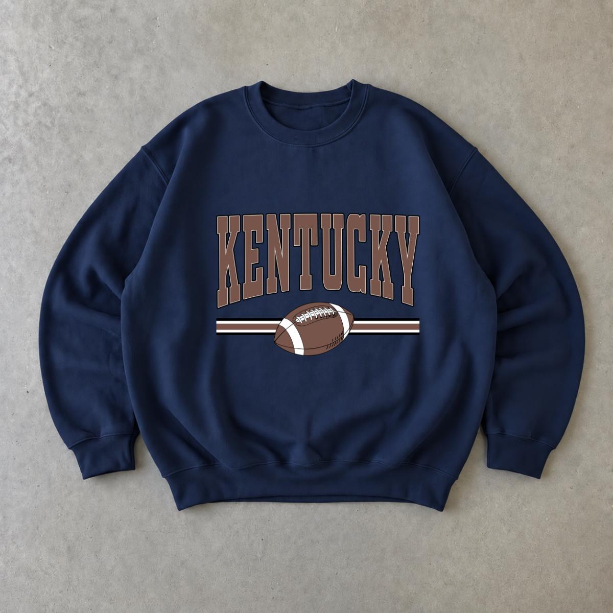 Full 50 States Football Sweatshirt, Georgia Montana Washington Texas Crewneck, Vintage State Football Graphic Pullover, Game Day Sports Shirt, USA State Gift for Football Fans