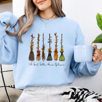 Funny Halloween Witch A Girl Gotta Have Options Sweatshirt and T-Shirt Fall Autumn Season Women Retro Cute