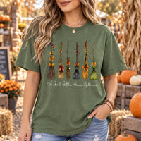 Funny Halloween Witch A Girl Gotta Have Options T-Shirt and Sweatshirt for Women Fall Broom Graphic