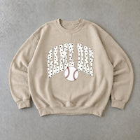 Game Day Baseball Sweatshirt Game Day Baseball Sports Mom Baseball Season Women Cute Polka Dot