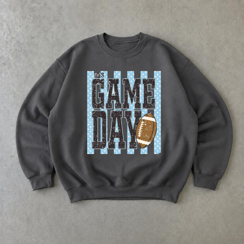 Game Day Football Sweatshirt It's Game Day Sports Fan Fall Football Season Unisex Vintage