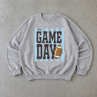 Game Day Football Sweatshirt It's Game Day Sports Fan Fall Football Season Unisex Vintage