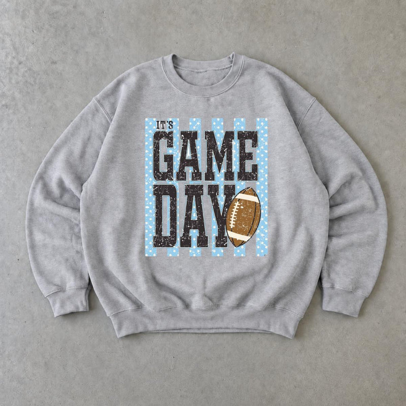 Game Day Football Sweatshirt It's Game Day Sports Fan Fall Football Season Unisex Vintage