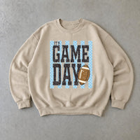 Game Day Football Sweatshirt It's Game Day Sports Fan Fall Football Season Unisex Vintage
