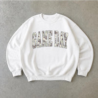 Game Day Sweatshirt Game Day Camo Football Season Unisex Vintage Sports Design