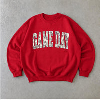 Game Day Sweatshirt Game Day Camo Football Season Unisex Vintage Sports Design