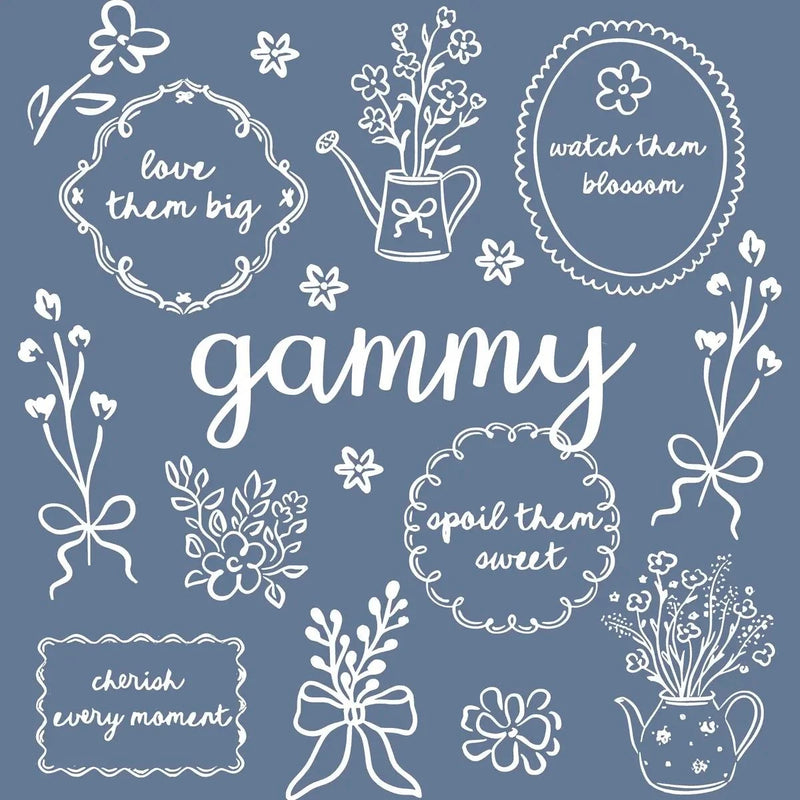 Custom Floral Family Nickname Shirt, Personalized Grandma Mama Nana Gigi Auntie Abuela Mother's Day Tee – gammy