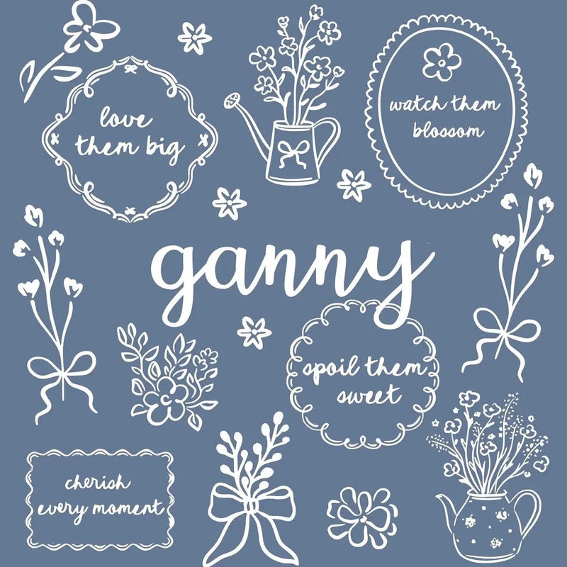 Custom Floral Family Nickname Shirt, Personalized Grandma Mama Nana Gigi Auntie Abuela Mother's Day Tee – ganny