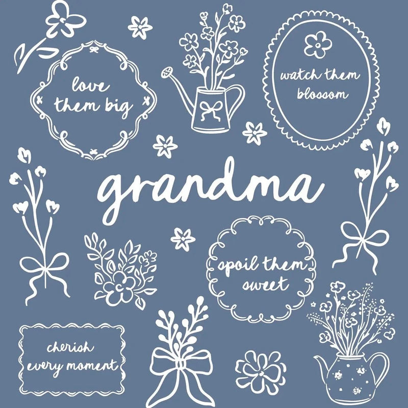Custom Floral Family Nickname Shirt, Personalized Grandma Mama Nana Gigi Auntie Abuela Mother's Day Tee – grandma