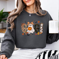 Halloween Family Sweatshirt Mama Mimi Nana Gigi Honey Spooky Season Family Role Unisex Cute Coquette Ghost