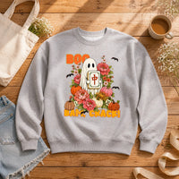 Halloween Mahjong Boo Bam Crack Ghost Game Night Sweatshirt for Women