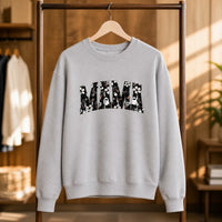 Halloween Mama Sweatshirt Cute Ghost Floral MAMA Shirt for Spooky Season Moms