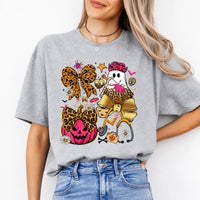 Halloween Nurse Coquette Shirt Cute Ghost Pumpkin Bow Medical Tee Sweatshirt