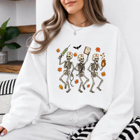 Halloween Nurse Skeleton Shirt Dancing Nurse Graphic Tee Spooky Medical Fall Gift