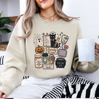 Halloween Nurse Spooky But Stable Sweatshirt Halloween Healthcare Women Cute Spooky Medical Design