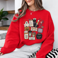 Halloween Nurse Sweatshirt Spooky But Stable Boo Boo Crew Medical Halloween Design