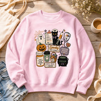 Halloween Nurse Sweatshirt Spooky But Stable Boo Boo Crew Medical Halloween Design