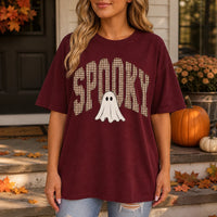 Halloween Spooky Ghost Gingham T-Shirt & Sweatshirt Cute Retro Fall Outfit