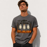 Hangin With My Boos T-Shirt Hangin With My Boos Halloween Spooky Season Women Cute Retro