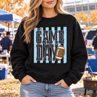 It's Game Day Football Sweatshirt Vintage Sports Fan for Tailgates, Sunday Football & Fall Game Days