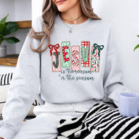 Jesus Christmas Sweatshirt, Reason For The Season, Holiday Christian Women Coquette Design