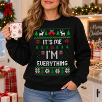 Matching Couple Christmas Sweatshirt Funny Holiday Partner Graphic Pullover