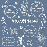 Custom Floral Family Nickname Shirt, Personalized Grandma Mama Nana Gigi Auntie Abuela Mother's Day Tee – mawmaw