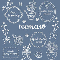 Custom Floral Family Nickname Shirt, Personalized Grandma Mama Nana Gigi Auntie Abuela Mother's Day Tee – memaw