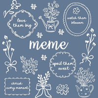 Custom Floral Family Nickname Shirt, Personalized Grandma Mama Nana Gigi Auntie Abuela Mother's Day Tee – meme