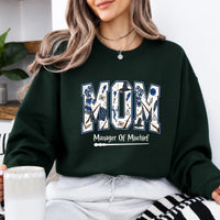 Mom Sweatshirt Manager Of Mischief Hand Drawn Magical Style