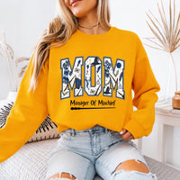 Mom Sweatshirt Manager Of Mischief Hand Drawn Magical Style