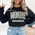 Mombie Halloween Like A Zombie But With Kids Sweatshirt Spooky Mom Life Fall Women Funny Graphic