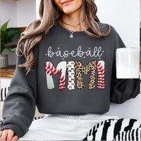 Personalized Baseball Mama Sweatshirt, Custom Choose Your Family Role Text, Baseball Mom Grandma Aunt Game Day Gift