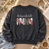 Personalized Baseball Mama Sweatshirt, Custom Family Role Crewneck, Baseball Mom Grandma Aunt Game Day Gift