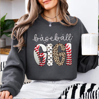 Personalized Baseball Mama Sweatshirt, Custom Choose Your Family Role Text, Baseball Mom Grandma Aunt Game Day Gift