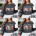 Personalized Baseball Mama Sweatshirt, Custom Choose Your Family Role Text, Baseball Mom Grandma Aunt Game Day Gift
