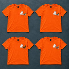 Personalized Dog Breed Ghost Walking Pet Halloween T-Shirt, Cute Fall Spooky Season Dog Mom Graphic Tee