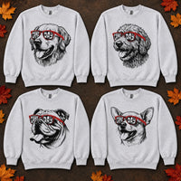 Personalized Dog Breed Sweatshirt, Custom Game Day Dog Shirt, Football Pet Lover Gift for Dog Mom Dad