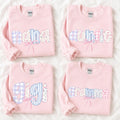 Personalized Family Name Shirt, Coquette Bow Floral - giftcuztom.com