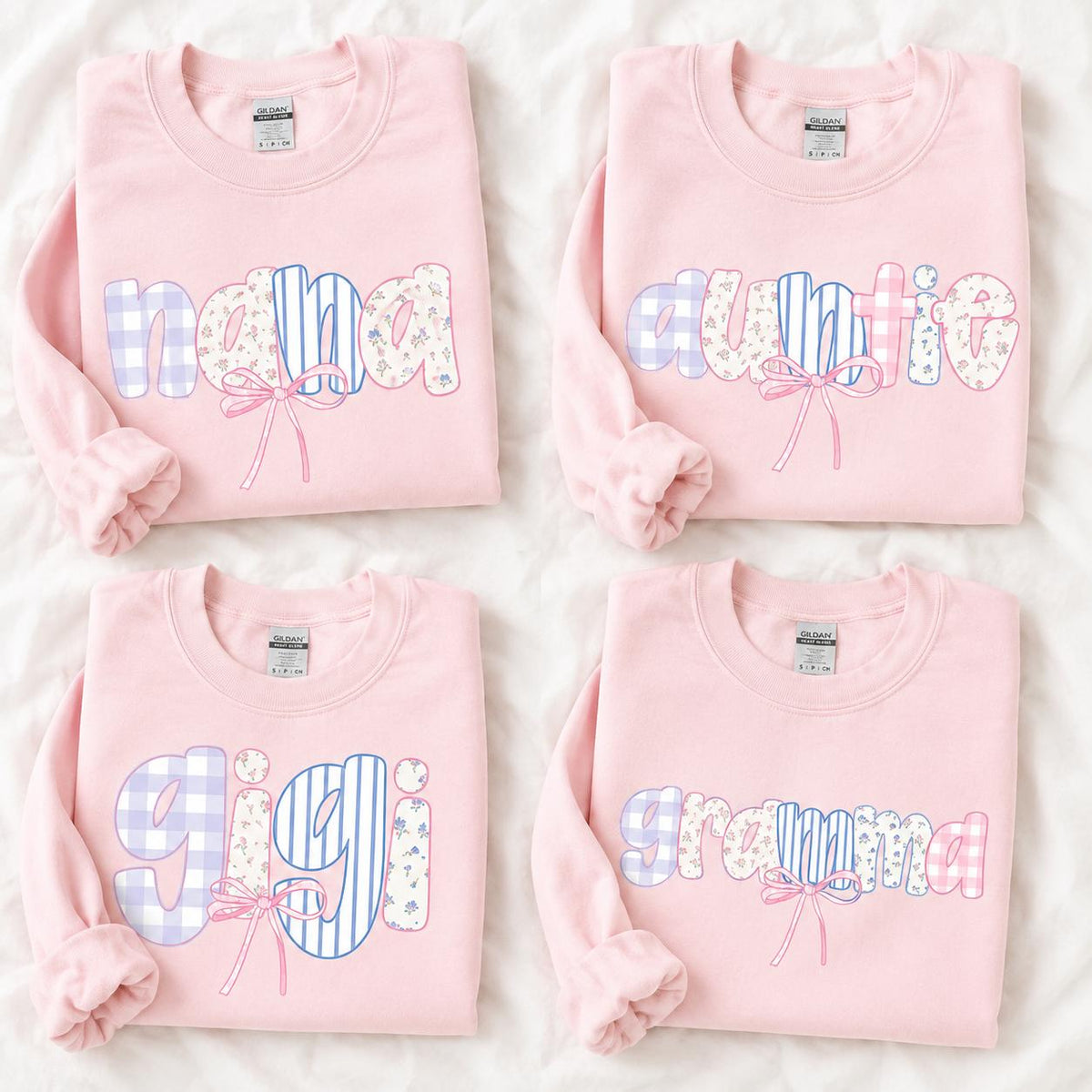 Personalized Family Name Shirt, Coquette Bow Floral