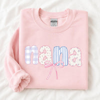 Personalized Family Name Shirt, Coquette Bow Floral