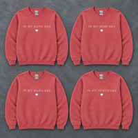 Personalized Family Title Sweatshirt, Custom Mom Grandma Mimi Gigi Auntie or Nickname IN MY ERA, Mother’s Day Gift