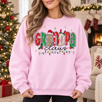 Personalized Grandma Christmas Sweatshirt Custom Family Title Claus Holiday Gift
