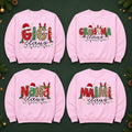 Personalized Grandma Christmas Sweatshirt Custom Family Title Claus Holiday Gift