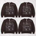 Personalized Grandma Floral Sweatshirt, Love Them Big Watch Them Blossom, Nana Mimi Gigi Gift