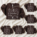 Personalized Grandma Floral Sweatshirt Love Them Big Watch Them Blossom Custom Nickname Nana Mimi Gigi Mamaw Grammy Mother's Day Gift Women Cottagecore Style