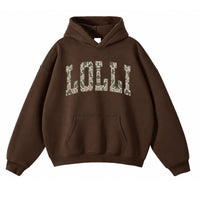 Personalized Grandma Hoodie, Custom Family Title Camo Collegiate Design, Choose Mama Nana Gigi Auntie or Your Own Text, Gift for Mom Grandma Aunt