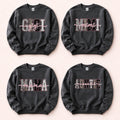 Personalized Grandma Sweatshirt With Leopard Nickname - giftcuztom.com