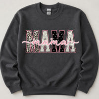 Personalized Grandma Sweatshirt With Leopard Nickname
