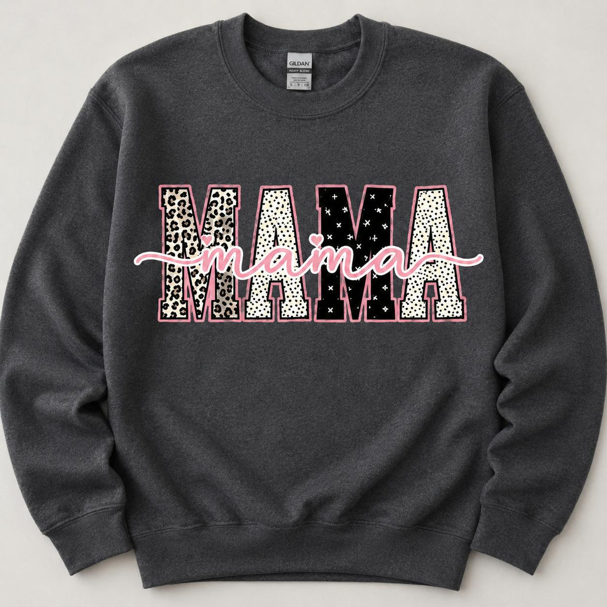 Personalized Grandma Sweatshirt With Leopard Nickname